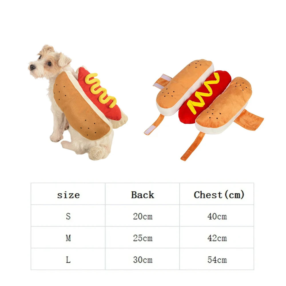 Hot Dog Costume - For Dogs